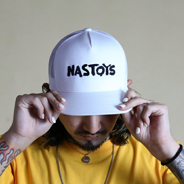 楽天市場】NASTOYS ナストイズ / 「NASTOYS TRUCKER MESH CAP / WHITE 