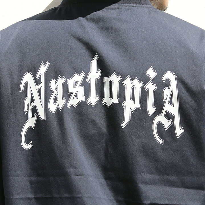 楽天市場】【限定】UTOPIA×NASTOYS「NASTOPIA TEAM JACKET / NAVY 