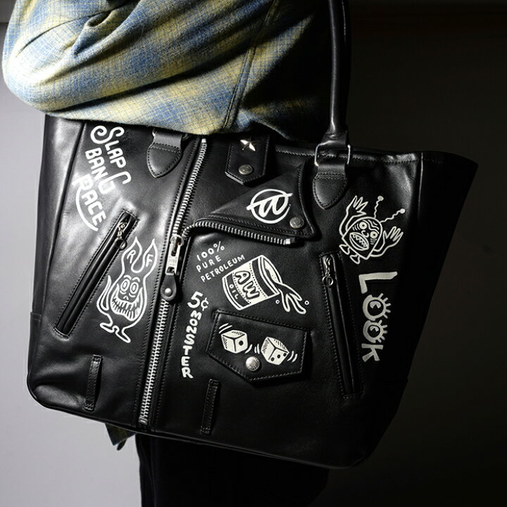楽天市場】Schott × NASTOYS「EXCLUSIVE RIDERS TOTE BAG 