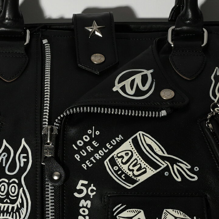 楽天市場】Schott × NASTOYS「EXCLUSIVE RIDERS TOTE BAG 