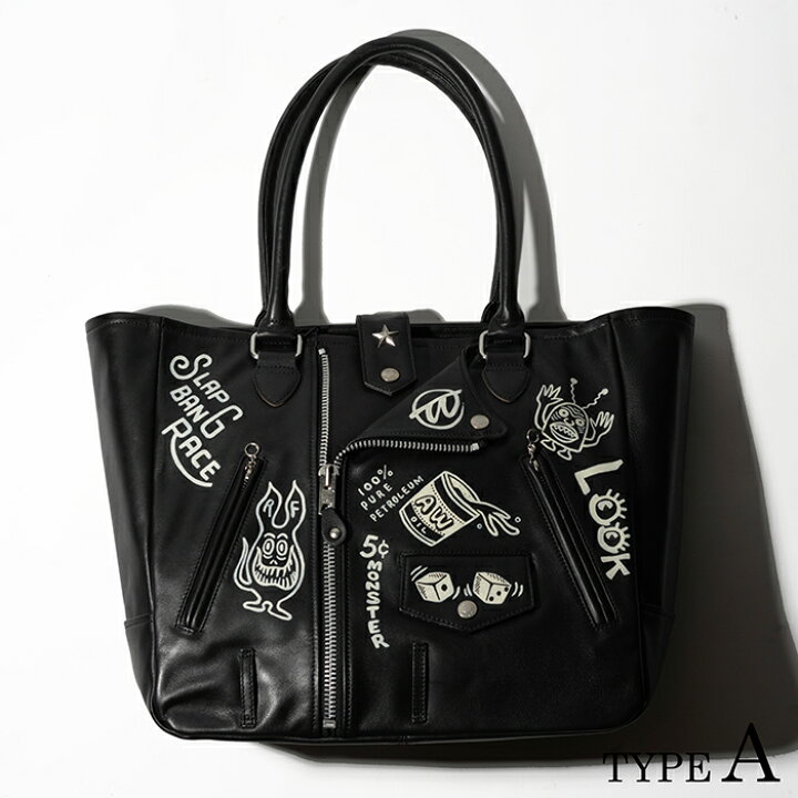 楽天市場】Schott × NASTOYS「EXCLUSIVE RIDERS TOTE BAG 