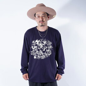 NASTOYS ナストイズ / 「Play L/S TEE / NAVY」プリントL/STシャツ / MEN'S メンズ / Tシャツ / プリント / ビックシルエット / クルーネック / 長袖 / カジュアル / アメカジ