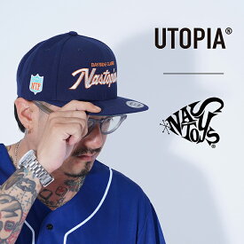 【LIMITED ITEM】UTOPIA×NASTOYS「Nastopias BB CAP / NAVY」ベースボールキャップ / 帽子 / キャップ / 刺繍 / カジュアル / ストリート / アメカジ / 限定