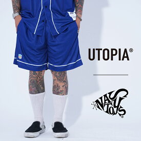 【LIMITED ITEM】UTOPIA×NASTOYS「Nastopias SHORTS / NAVY」ショートパンツ / MEN'S メンズ / パンツ / セットアップ / カジュアル / ストリート / アメカジ / 限定