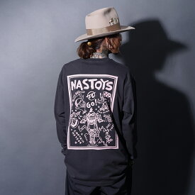 NASTOYS ナストイズ / 「Comic Rider Paradise L/S TEE / BLACK」プリントL/S Tシャツ / MEN'S メンズ / Tシャツ / プリント / クルーネック / 長袖 / カジュアル / アメカジ