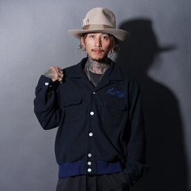 NASTOYS ナストイズ /「Ribbed Shirts / NAVY」コーデュロイリブシャツ / MEN'S メンズ / 開襟 / 長袖 / コーデュロイ / ストレッチ / カジュアル / アメカジ / ホワイト