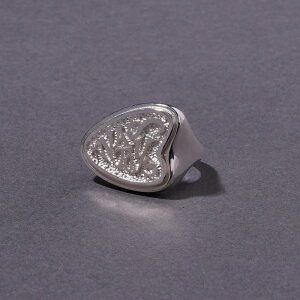NASTOYS iXgCY / uMid - Century Plate Ring "SILVER"v 925Vo[O / MEN'S Y / w / WG[ / Mtg / v[g / JWA / AJW