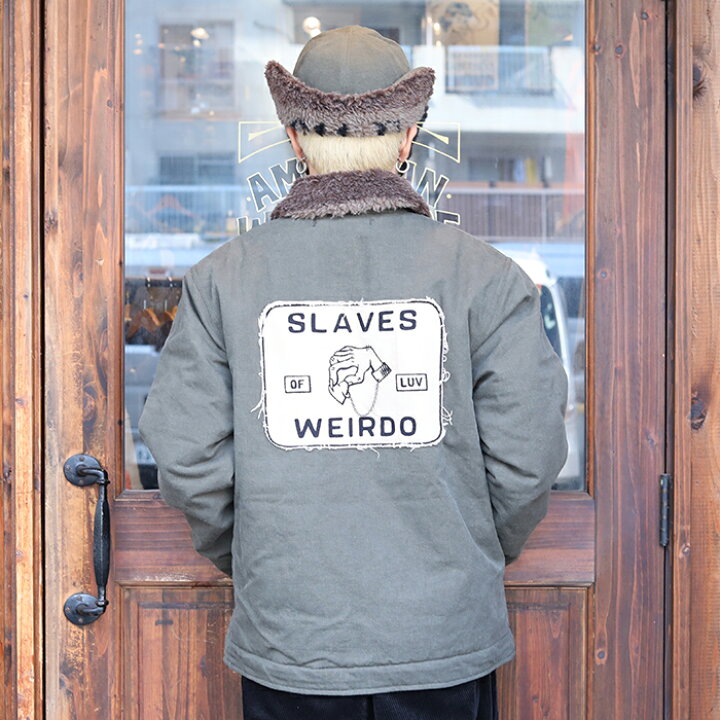 楽天市場】WEIRDO ウィアード / 「SLAVES - DECK JACKET / KHAKI 