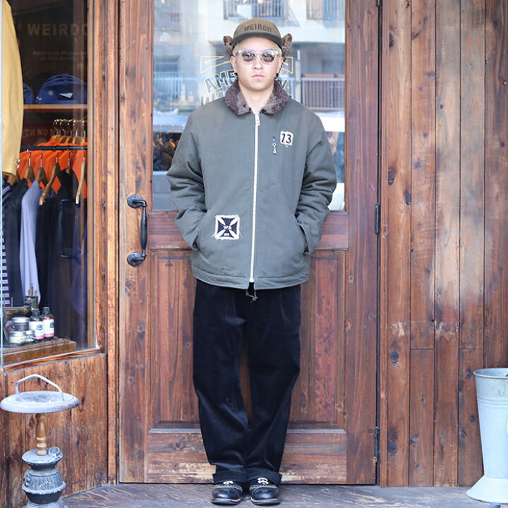 楽天市場】WEIRDO ウィアード / 「SLAVES - DECK JACKET / KHAKI 