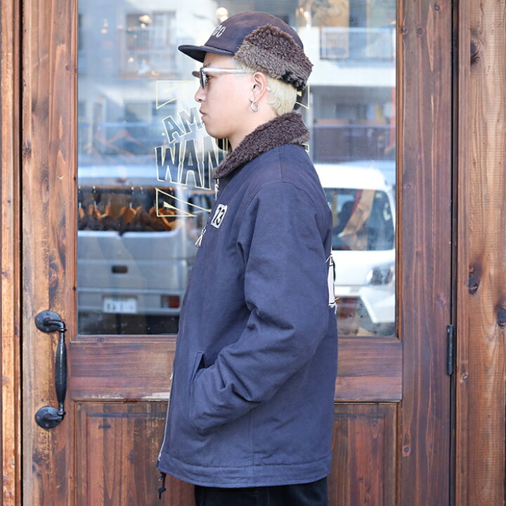 楽天市場】WEIRDO ウィアード / 「SLAVES - DECK JACKET / NAVY 