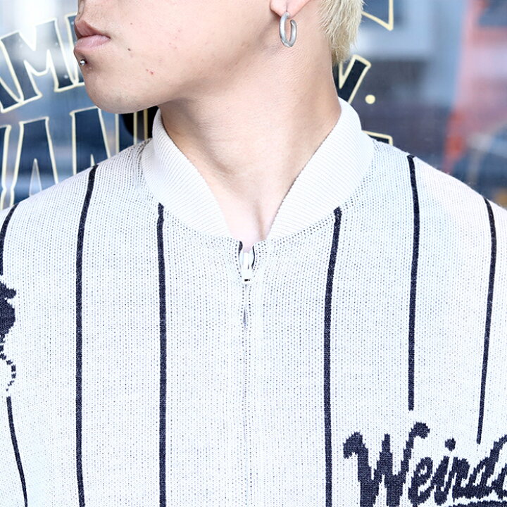 楽天市場】WEIRDO ウィアード / 「WIND UP - KNIT BLOUSON / IVORY 