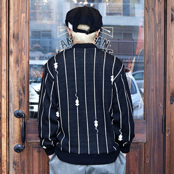 楽天市場】WEIRDO ウィアード / 「WIND UP - KNIT BLOUSON / BLACK 