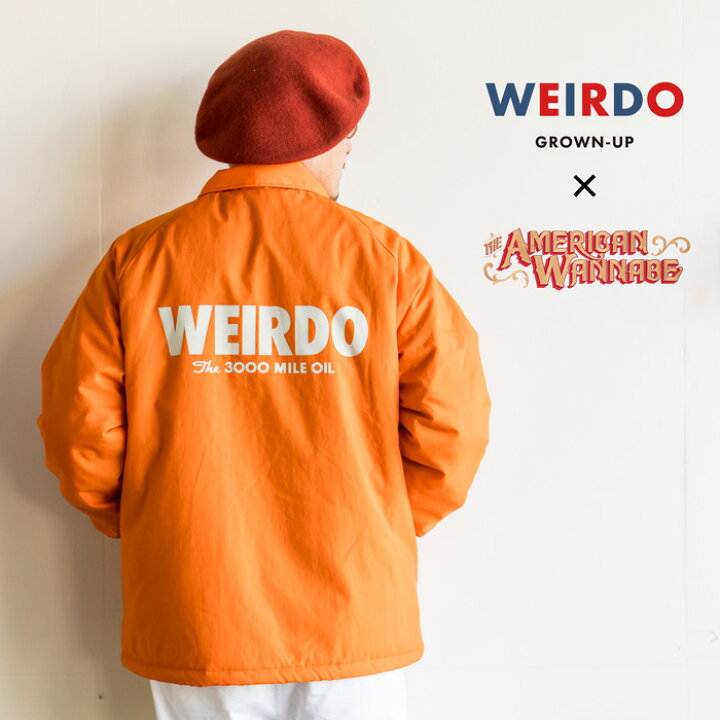 楽天市場】【限定】WEIRDO×AMERICAN WANNABE / 「3000MILE - COACH 