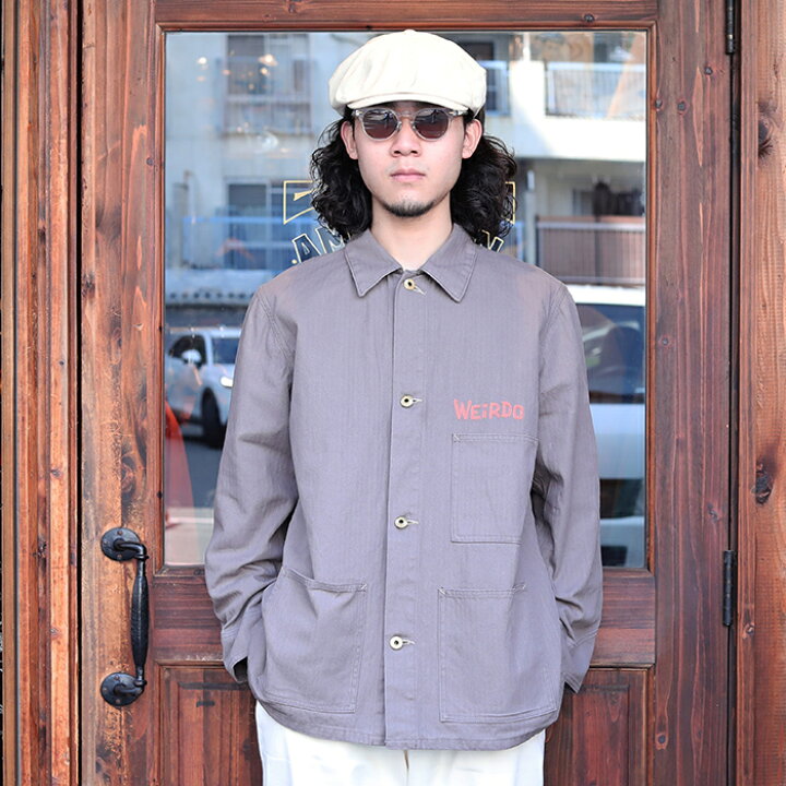 楽天市場】WEIRDO ウィアード / 「MONSTERS - COVERALL JACKET / GRAY 