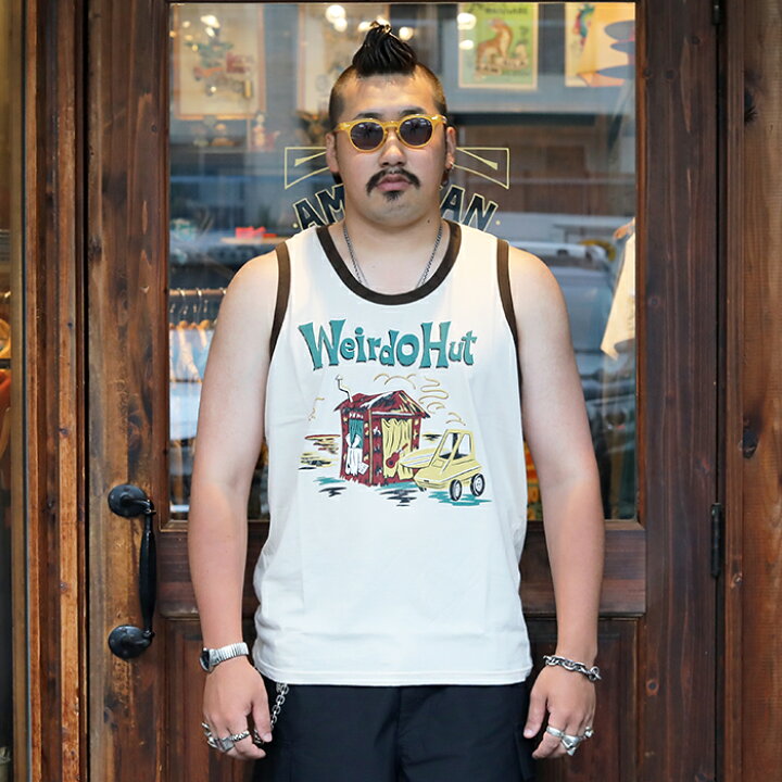 楽天市場】WEIRDO ウィアード / 「WEIRDO HUT - TANK TOP / BROWN 