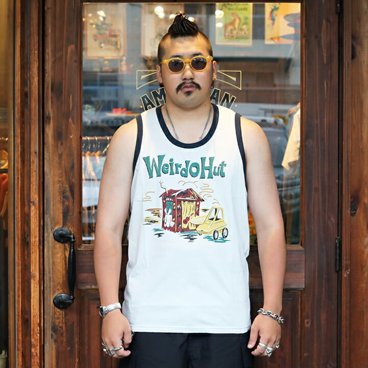 楽天市場】WEIRDO ウィアード / 「WEIRDO HUT - TANK TOP / SAX 