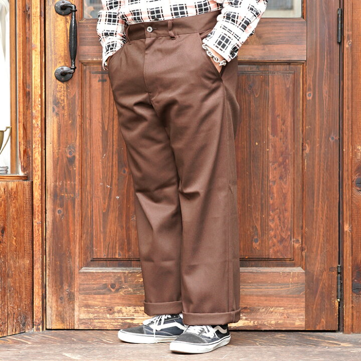 楽天市場】WEIRDO ウィアード / 「WRD - PANTS / BROWN」 チノパンツ 