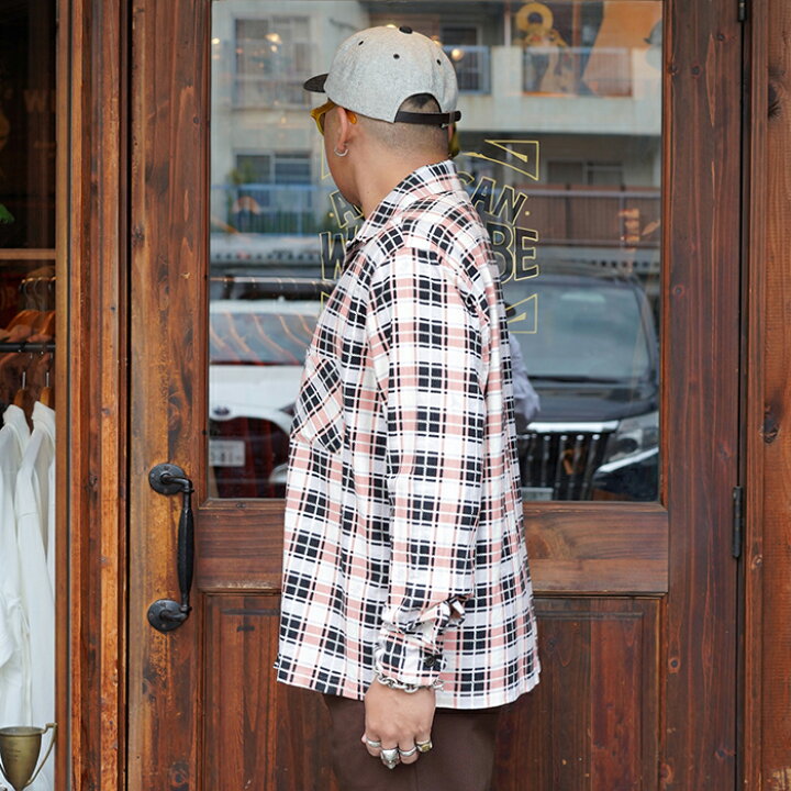 楽天市場】WEIRDO ウィアード / 「WIND UP - L/S CHECK SHIRTS / PINK 