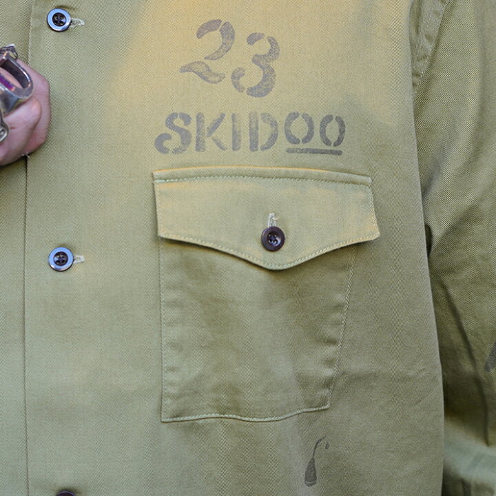 楽天市場】WEIRDO ウィアード / 「NO GAS? - L/S WORK SHIRTS / KHAKI 