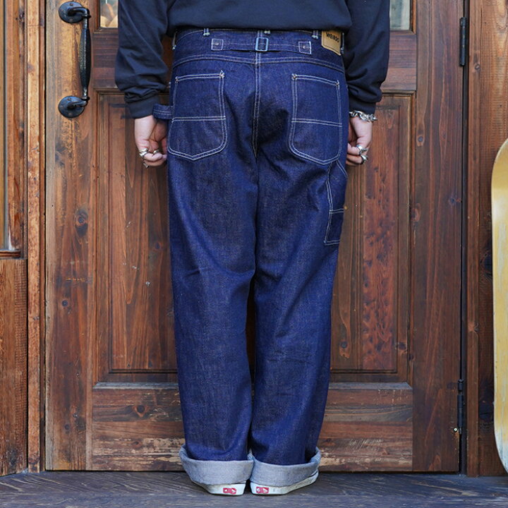楽天市場】WEIRDO ウィアード / 「GOOD WORK? - DENIM PANTS / INDIGO 