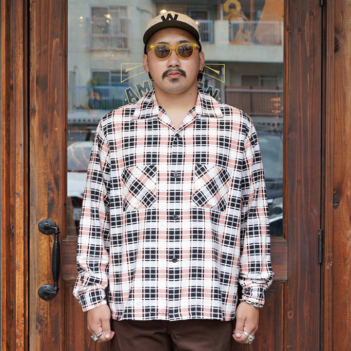 楽天市場】WEIRDO ウィアード / 「WIND UP - L/S CHECK SHIRTS / PINK 
