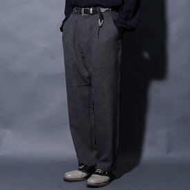 WEIRDO ウィアード / 「WIND UP - TACK EASY PANTS / BLACK」タックイージースラックス WRD5317 MEN'S メンズ ワークパンツ パンツ スラックス カジュアル アメカジ ワイドシルエット