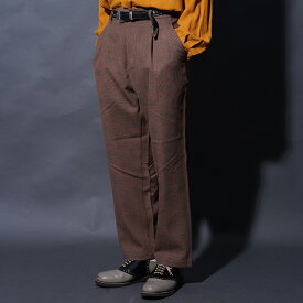 WEIRDO ウィアード / 「WIND UP - TACK EASY PANTS / BROWN」タックイージースラックス WRD5317 MEN'S メンズ ワークパンツ パンツ スラックス カジュアル アメカジ ワイドシルエット