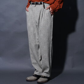 WEIRDO ウィアード / 「WIND UP - TACK EASY PANTS / IVORY」タックイージースラックス WRD5317 MEN'S メンズ ワークパンツ パンツ スラックス カジュアル アメカジ ワイドシルエット