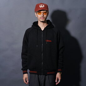 WEIRDO ウィアード / 「Weirdo - ZIP HOODIE / BLACK」ジップアップフーディー / WRD5309 / MEN'S メンズ / パーカー / ジップ / 長袖 / カジュアル / アメカジ