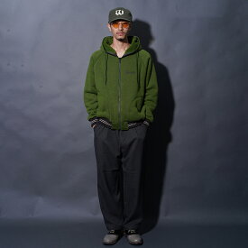WEIRDO ウィアード / 「Weirdo - ZIP HOODIE / GREEN」ジップアップフーディー / WRD5309 / MEN'S メンズ / パーカー / ジップ / 長袖 / カジュアル / アメカジ