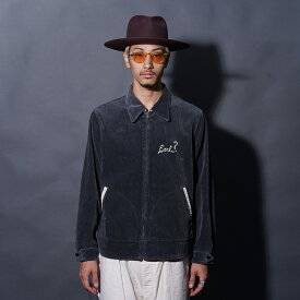 WEIRDO ウィアード /「DRAGWAY - JACKET / BLACK」コーデュロイジップジャケット / WRD5303 / MEN'S メンズ / ジャケット / アウター / スウィングトップ / コーデュロイ / 長袖 / カジュアル / アメカジ
