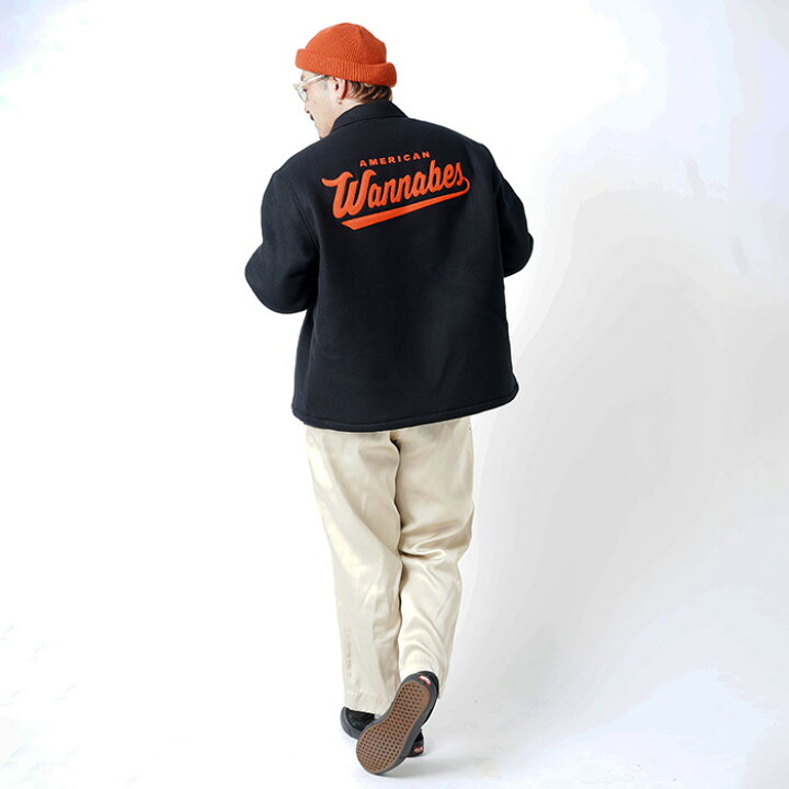 楽天市場】AMERICAN WANNABE アメリカンワナビー「AWS STADIUM JACKET 