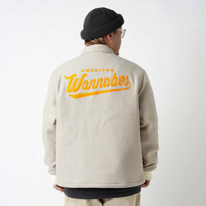楽天市場】AMERICAN WANNABE アメリカンワナビー「AWS STADIUM JACKET 