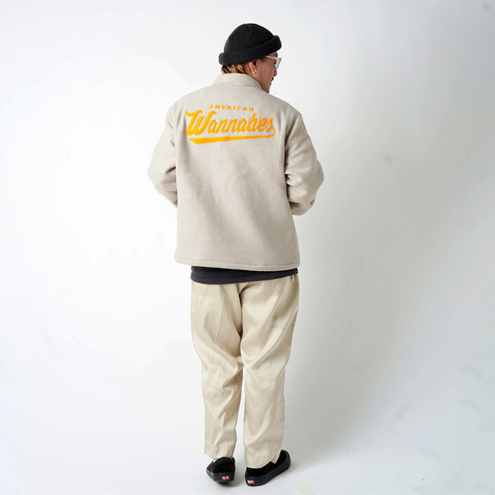 楽天市場】AMERICAN WANNABE アメリカンワナビー「AWS STADIUM JACKET 