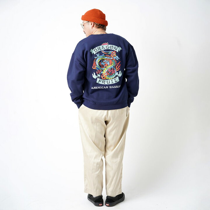 楽天市場】FRUIT OF THE LOOM × AMERICAN WANNABE「DRAGON FRUIT SWEAT 