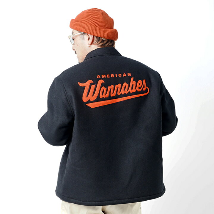 楽天市場】AMERICAN WANNABE アメリカンワナビー「AWS STADIUM JACKET 