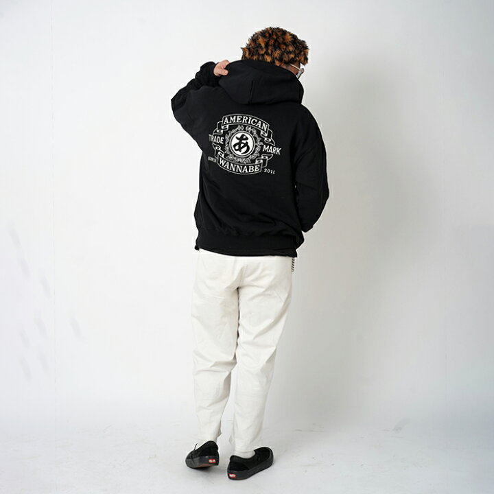 楽天市場】Schott × AMERICAN WANNABE「×AW HOODED SWEAT/ BLACK 