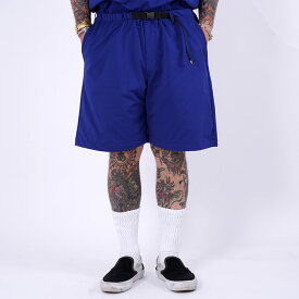 AMERICAN WANNABE/アメリカンワナビー「EASY SHORT PANTS / NAVY」イージーショートパンツ / AWP-250201 / MEN'S メンズ / セットアップ / ショートパンツ / イージーパンツ / 無地 / カジュアル / アメカジ