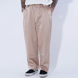 AMERICAN WANNABE アメリカンワナビー「STANDARD EASY TROUSERS / AMBER」スタンダードイージートラウザーズ AWP-250102 メンズ セットアップ パンツ アメカジメンズ イージーパンツ ワークパンツ テーパード ワンタック トラウザース メンズセットアップ ブランド アメカジ