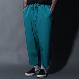 AMERICAN WANNABE アメリカンワナビー「ANKLE LENGTH PANTS / GREEN」アンクルレングスパンツ AWP-250202 メンズ セットアップ パンツ アメカジメンズ イージーパンツ ワークパンツ テーパード ワンタック トラウザース メンズセットアップ ブランド アメカジ