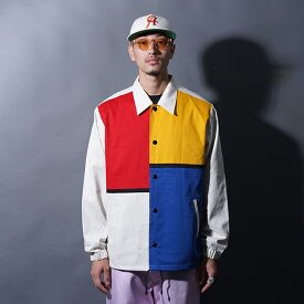 NORTH NO NAME ノースノーネーム 「MONDRIAN COACH JACKET / IVORY」コーチジャケット MEN'S メンズ ジャケット アウター アウター 秋冬 NNN ヴィンテージ アメカジ カジュアル ブランド
