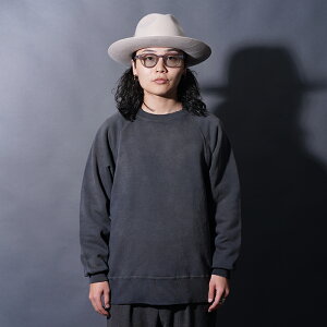AKOM×GLAD HAND�uAKOM - SWEAT / BLACK�v�t���[�_���X���[�u�X�E�F�b�g / GH5301VF / �g���[�i�[ / �A�E�g�h�A / �C���i�[ / ���[�Y�h���H / ���B���e�[�W / �A���J�W