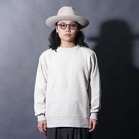 AKOM×GLAD HAND「AKOM - SWEAT / OATMEAL」フリーダムスリーブスウェット / GH5301VF / トレーナー / アウトドア / インナー / ユーズド加工 / ヴィンテージ / アメカジ