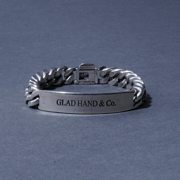楽天市場】GLAD HAND/グラッドハンド「ID BRACELET / SILVER」ID 