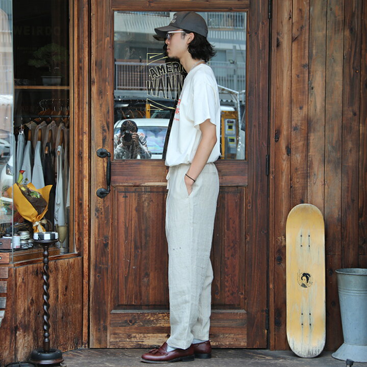 楽天市場】NORTH NO NAME ノースノーネーム / 「LINEN PANTS / BEIGE 
