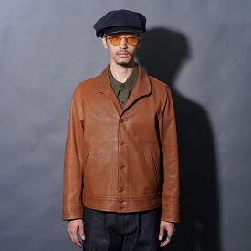BY GLAD HAND バイグラッドハンド「GOODTHINK - COSSACK JACKET / BROWN」1930'sレザーコサックジャケット BYGH5301 MEN'S メンズ レザージャケット ジャケット アウター コート 本革 エゾシカ
