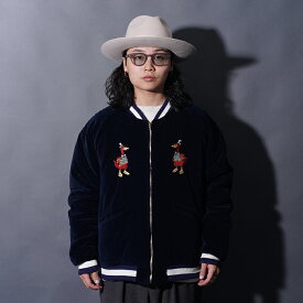 BY GLAD HAND バイグラッドハンド「TEXAS - SOUVENIR JACKET / NAVY×PINK」スーベニアリバーシブルジャケットBYGH5304 MEN'S メンズ スカジャン ジャケット アウター コート 別珍 ベルベット