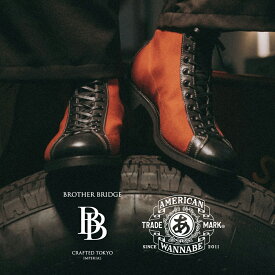 BROTHER BRIDGE × AMERICAN WANNABE「HENRY / SEDONA ORANGE DUCK ×BLACK」別注ヘンリー / ブラザーブリッジ / アメリカンワナビー / 靴 / シューズ / ブーツ / スニーカー / 本革 / レザー