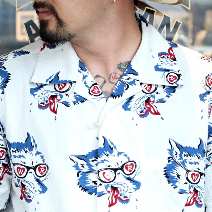 楽天市場】WEIRDO ウィアード / 「WOLF BAIT - S/S SHIRTS」 オープン 