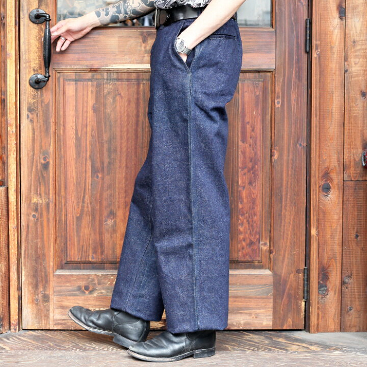 楽天市場】BLACK SIGN ブラックサイン / 「15oz Denim Marine Trousers 